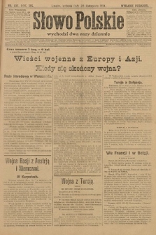 Słowo Polskie (wydanie poranne). 1914, nr 537