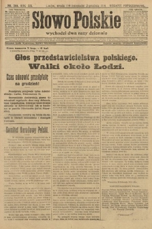 Słowo Polskie (wydanie popołudniowe). 1914, nr 544