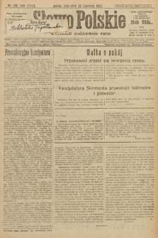 Słowo Polskie. 1922, nr 136