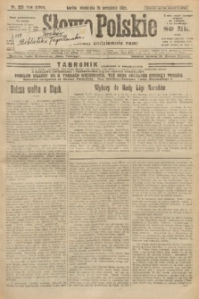 Słowo Polskie. 1922, nr 205
