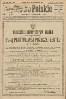 Słowo Polskie. 1922, nr 238