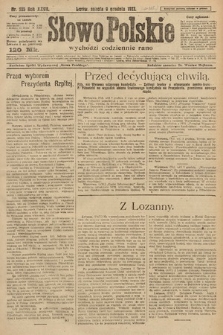 Słowo Polskie. 1922, nr 285