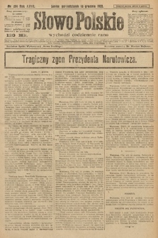 Słowo Polskie. 1922, nr 294