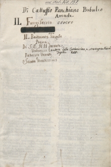 Il Fuggilozzio ovvero Bajamonte Tiepolo poema eroico di Catuffio Panchiano Bubulco arcade, t. 1