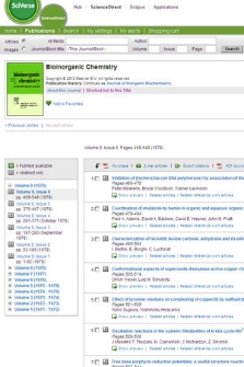Bioinorganic Chemistry : An Interdisciplinary Journal