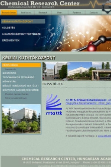 Chemical Research Center : Hungarian Academy of Sciences
