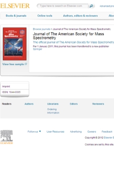 Journal of the American Society for Mass Spectrometry