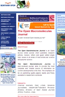 Open macromolecules journal