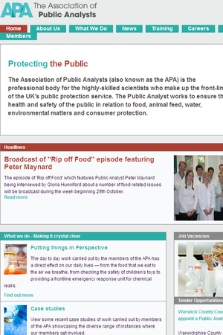 Association of Public Analysts (APA)