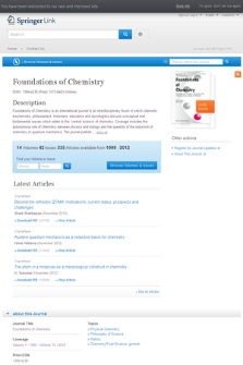 Foundations of Chemistry