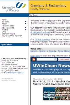Chemistry & Biochemistry:Faculty of Science