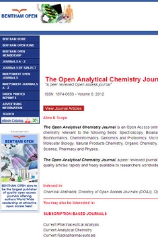 Open Analytical Chemistry Journal