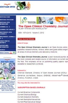 Open Clinical Chemistry Journal, The