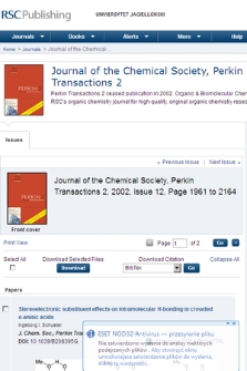 Perkin Transactions 2 : Physical Organic Chemistry