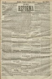 Nowa Reforma (wydanie poranne). 1916, nr 67