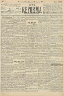 Nowa Reforma (numer popołudniowy). 1910, nr 70