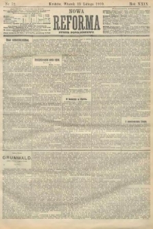Nowa Reforma (numer popołudniowy). 1910, nr 72