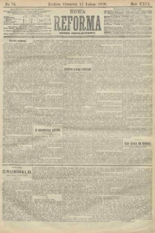 Nowa Reforma (numer popołudniowy). 1910, nr 76