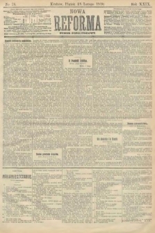 Nowa Reforma (numer popołudniowy). 1910, nr 78