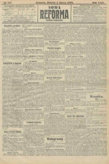 Nowa Reforma (numer poranny). 1910, nr 107