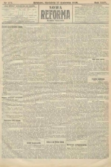 Nowa Reforma (numer poranny). 1910, nr 172