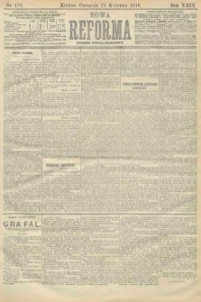 Nowa Reforma (numer popołudniowy). 1910, nr 179