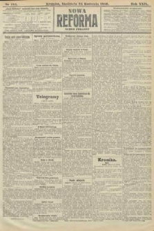 Nowa Reforma (numer poranny). 1910, nr 184