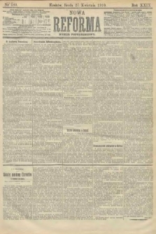 Nowa Reforma (numer popołudniowy). 1910, nr 189
