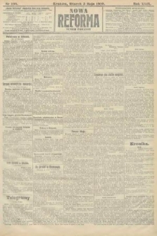 Nowa Reforma (numer poranny). 1910, nr 198
