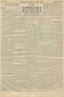 Nowa Reforma (numer popołudniowy). 1910, nr 213