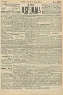 Nowa Reforma (numer popołudniowy). 1910, nr 215