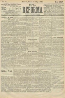 Nowa Reforma (numer popołudniowy). 1910, nr 221