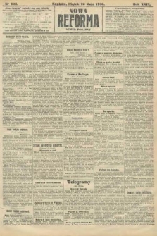 Nowa Reforma (numer poranny). 1910, nr 224