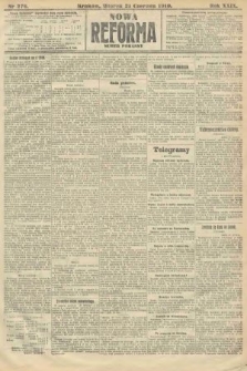Nowa Reforma (numer poranny). 1910, nr 276