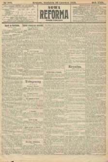 Nowa Reforma (numer poranny). 1910, nr 286