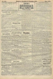 Nowa Reforma (numer poranny). 1910, nr 369