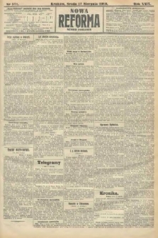 Nowa Reforma (numer poranny). 1910, nr 371