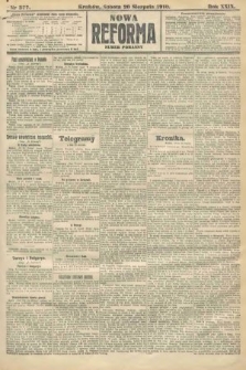 Nowa Reforma (numer poranny). 1910, nr 377