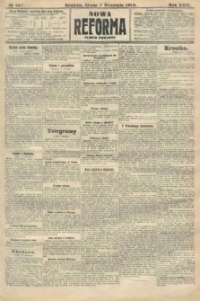 Nowa Reforma (numer poranny). 1910, nr 407