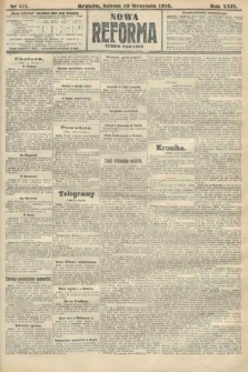Nowa Reforma (numer poranny). 1910, nr 411