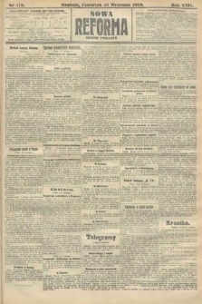 Nowa Reforma (numer poranny). 1910, nr 419