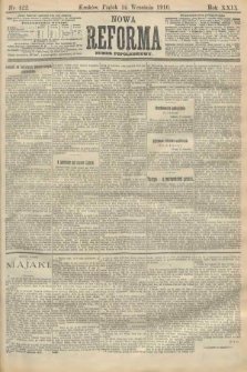 Nowa Reforma (numer popołudniowy). 1910, nr 422