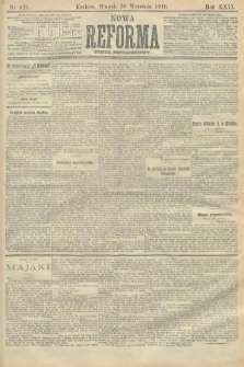 Nowa Reforma (numer popołudniowy). 1910, nr 428