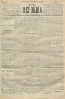 Nowa Reforma (numer popołudniowy). 1910, nr 430