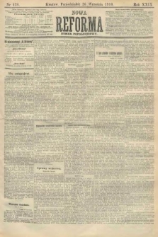 Nowa Reforma (numer popołudniowy). 1910, nr 438