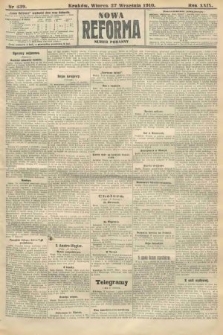 Nowa Reforma (numer poranny). 1910, nr 439