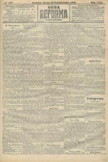 Nowa Reforma (numer poranny). 1910, nr 477