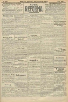 Nowa Reforma (numer poranny). 1910, nr 531
