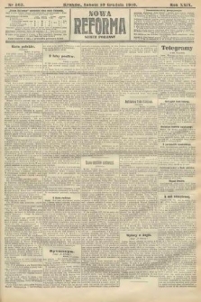 Nowa Reforma (numer poranny). 1910, nr 563