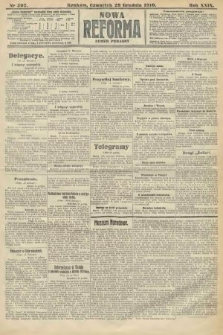 Nowa Reforma (numer poranny). 1910, nr 592